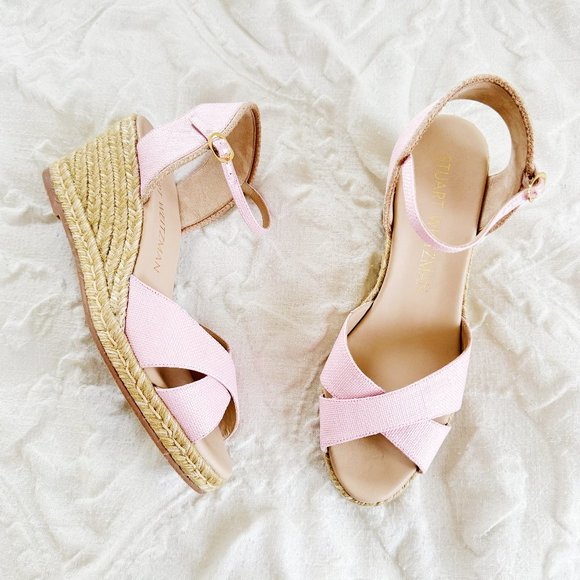 Stuart Weitzman Mirela Espadrille Wedges Size 11 - Picture 3 of 11